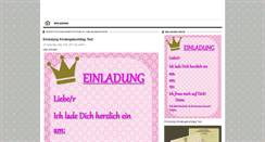Desktop Screenshot of geburtstagsfest.com