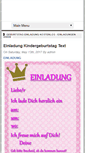 Mobile Screenshot of geburtstagsfest.com